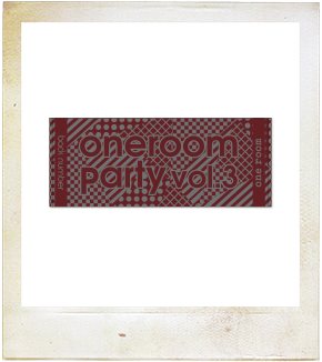 【back number】one room party vol.1,2限定 goods