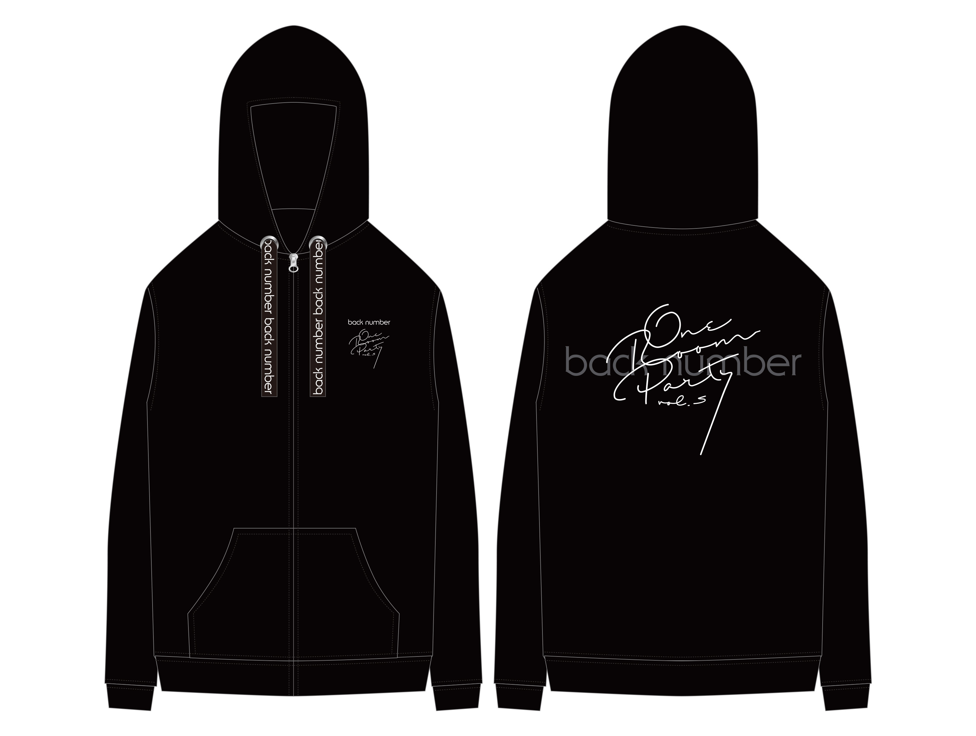 back number グッズ パーカー