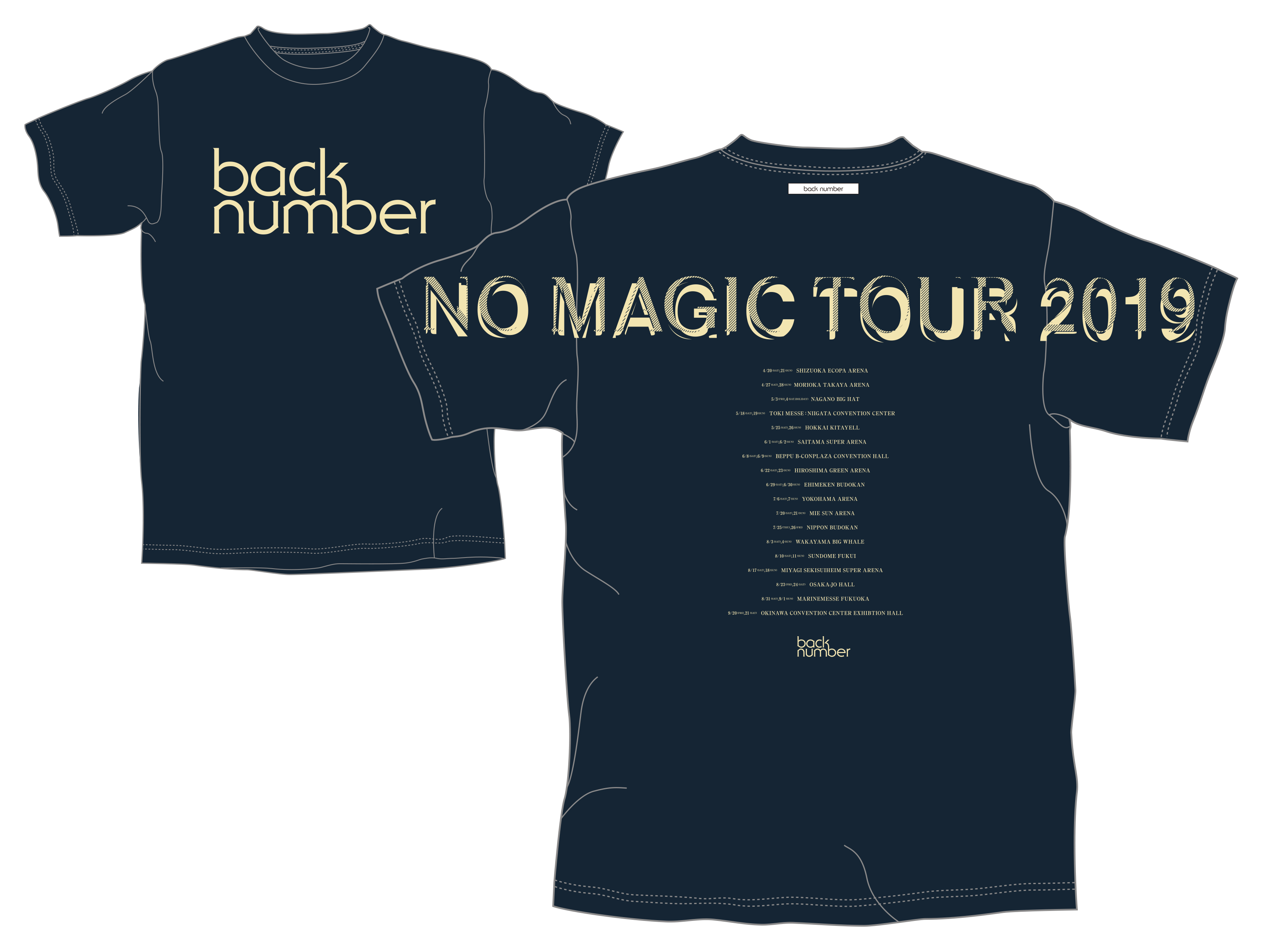 “NO MAGIC TOUR 2019”ツアーグッズは